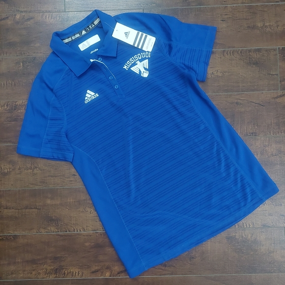 Adidas Climalite Polo Missisquoi Thunderbirds Polo NWT Size Medium - Picture 1 of 7
